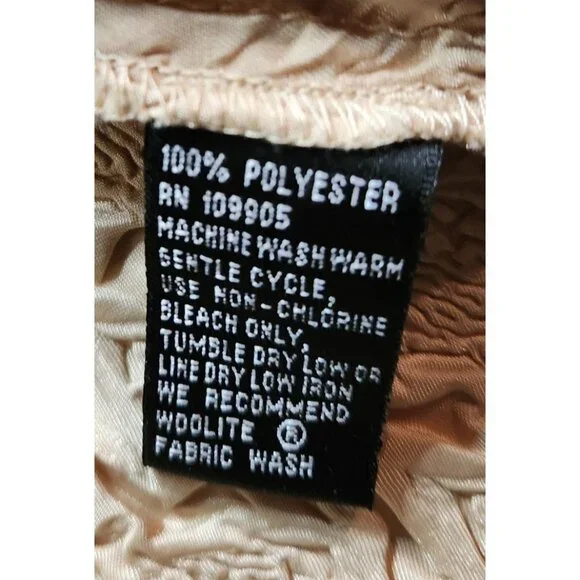 Gold Blouse Jennifer Lloyd XL Long Sleeve Button-Up party office new years - Picture 4 of 7